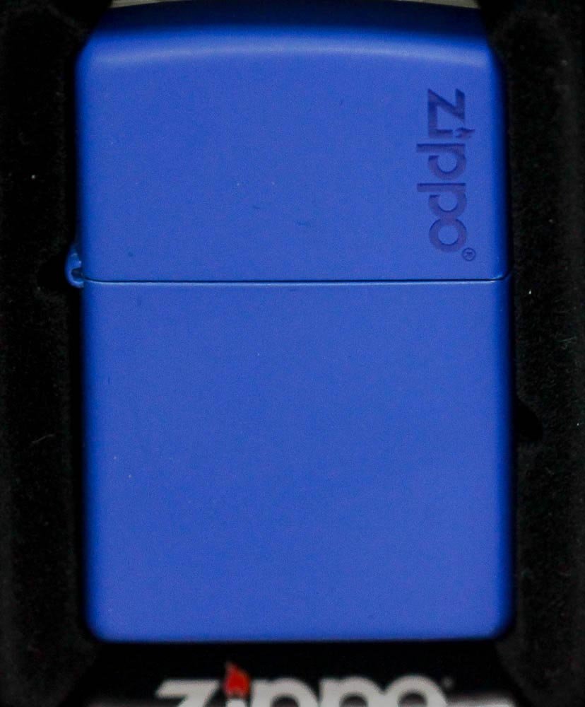 GENUINE ZIPPO "MATTE BLUE" LIGHTER MADE IN U.S.A: GENUINE ZIPPO "MATTE BLUE" LIGHTER MADE IN U.S.A **|**|** GENUINE ZIPPO "MATTE BLUE" LIGHTER MADE IN U.S.A