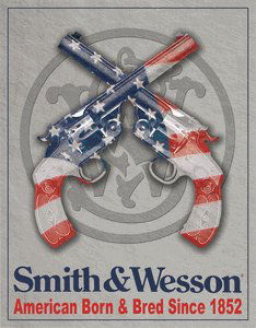 SMITH AND WESSON METAL SIGN: SMITH AND WESSON METAL SIGN **|**|** SMITH AND WESSON METAL SIGN