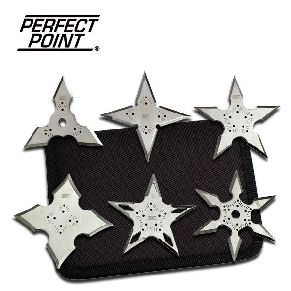 PERFECT POINT SET OF 6 THROWING KNIVES: PERFECT POINT SET OF 6 THROWING KNIVES **|**|** PERFECT POINT SET OF 6 THROWING KNIVES