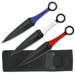 9" Kunai Uzumaki Throwing Knives Set of 3: 9" Kunai Uzumaki Throwing Knives Set of 3 **|**|** 9" Kunai Uzumaki Throwing Knives Set of 3