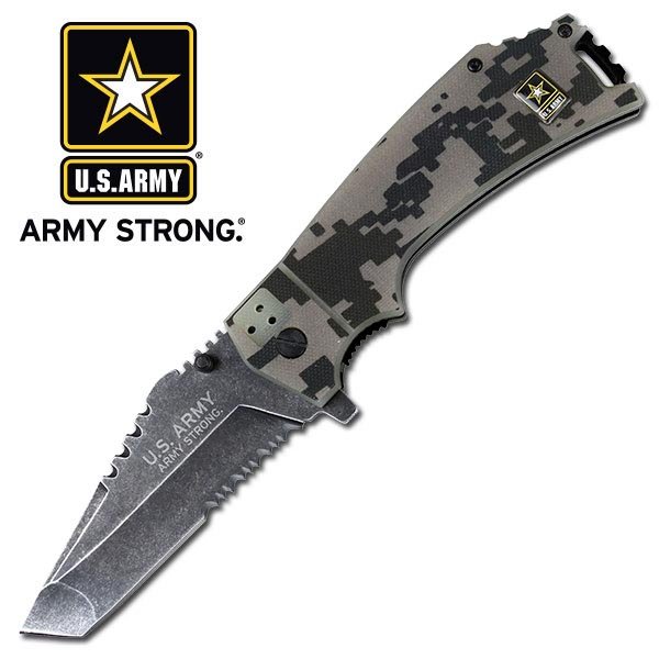 OFFICIALLY LICENSED U.S. ARMY SPRING ASSISTED KNIFE: OFFICIALLY LICENSED U.S. ARMY SPRING ASSISTED KNIFE **|**|** OFFICIALLY LICENSED U.S. ARMY SPRING ASSISTED KNIFE