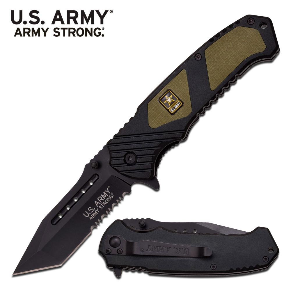 OFFICIALLY LICENSED U.S. ARMY SPRING ASSISTED KNIFE: OFFICIALLY LICENSED U.S. ARMY SPRING ASSISTED KNIFE **|**|** OFFICIALLY LICENSED U.S. ARMY SPRING ASSISTED KNIFE