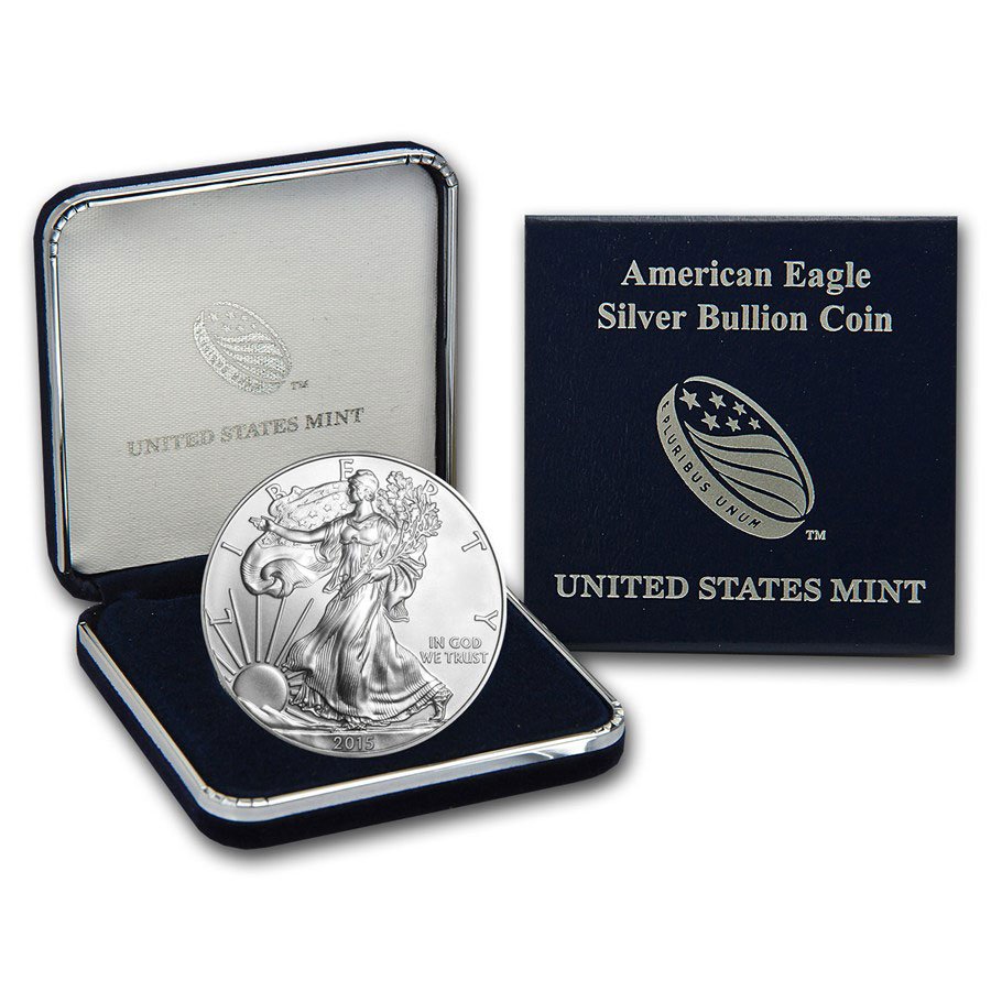 2015 1 oz Silver American Eagle BU (w/U.S. Mint Box): 2015 1 oz Silver American Eagle BU (w/U.S. Mint Box) **|**|** 2015 1 oz Silver American Eagle BU (w/U.S. Mint Box)