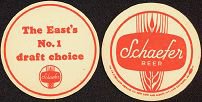 Schaefer Beer Coaster: Schaefer Beer Coaster **|**|** Schaefer Beer Coaster