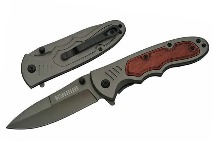 4.5" "BYCKEYE" HEAVY DUTY SPRING ASSISTED KNIFE W/CLIP: 4.5" "BYCKEYE" HEAVY DUTY SPRING ASSISTED KNIFE W/CLIP **|**|** 4.5" "BYCKEYE" HEAVY DUTY SPRING ASSISTED KNIFE W/CLIP