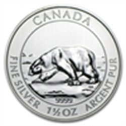 2013 1.5 oz Silver Canadian $8 Polar Bear: 2013 1.5 oz Silver Canadian $8 Polar Bear **|**|** 2013 1.5 oz Silver Canadian $8 Polar Bear
