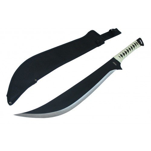 27.5" BLACK MACHETE STYLE SWORD COMES W/SHEATH: 27.5" BLACK MACHETE STYLE SWORD COMES W/SHEATH **|**|** 27.5" BLACK MACHETE STYLE SWORD COMES W/SHEATH
