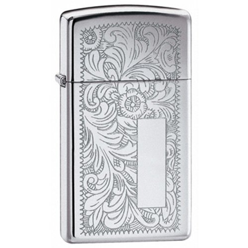 GENUINE SLIM ZIPPO VENTETIAN LIGHTER: GENUINE SLIM ZIPPO VENTETIAN LIGHTER **|**|** GENUINE SLIM ZIPPO VENTETIAN LIGHTER MADE IN U.S.A #14086v2