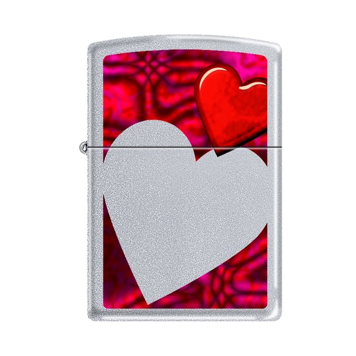 GENUINE ZIPPO HEARTS LIGHTER: GENUINE ZIPPO HEARTS LIGHTER **|**|** GENUINE ZIPPO HEARTS LIGHTER MADE IN U.S.A #14057v2