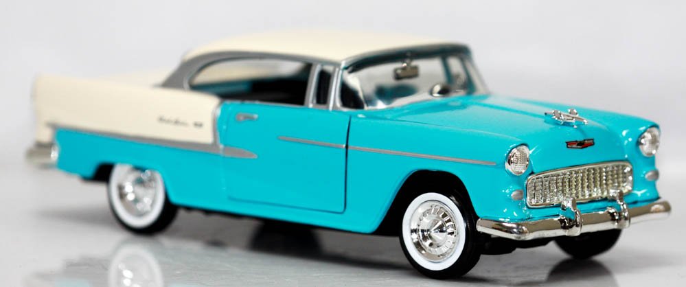 Collectors Edition 1955 Chevy Bel Air Hard Top (1/24 sc: Collectors Edition 1955 Chevy Bel Air Hard Top (1/24 sc **|**|** 1955 Chevy Bel Air Hard Top. 1:24 scale diecast collectible model car. This 1955 Chevrolet Belair is an 8" long diecast classic oldies 