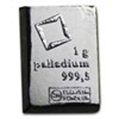 1 gram Palladium Bar - Secondary Market: 1 gram Palladium Bar - Secondary Market **|**|** 1 gram Palladium Bar - Secondary Market #27294v2