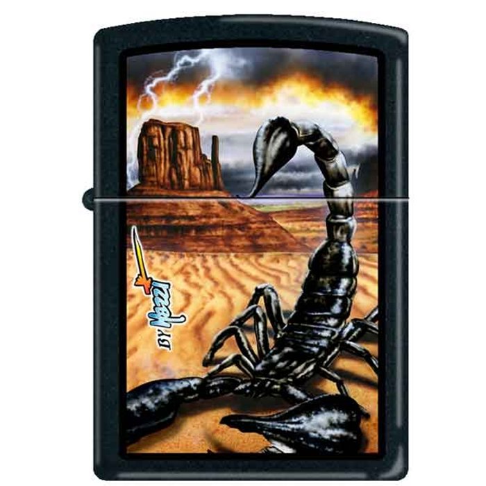 GENUINE ZIPPO SCORPION LIGHTER MAZZI EDITION: GENUINE ZIPPO SCORPION LIGHTER MAZZI EDITION **|**|** GENUINE ZIPPO SCORPION LIGHTER MAZZI EDITION MADE IN U.S.A #14050v2