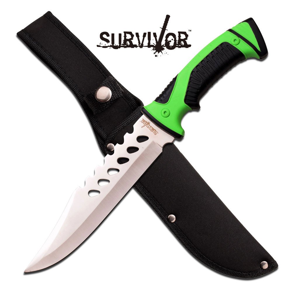 12.75" FULL TANG STAINLESS STEEL FIXED BLADE KNIFE: 12.75" FULL TANG STAINLESS STEEL FIXED BLADE KNIFE **|**|** 12.75" FULL TANG STAINLESS STEEL FIXED BLADE KNIFE #48495v2