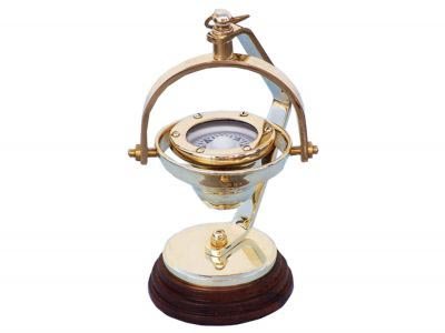 Nautical Solid BrassHanging Compass 8": Nautical Solid BrassHanging Compass 8" **|**|** Nautical Solid BrassHanging Compass 8" #13334v2