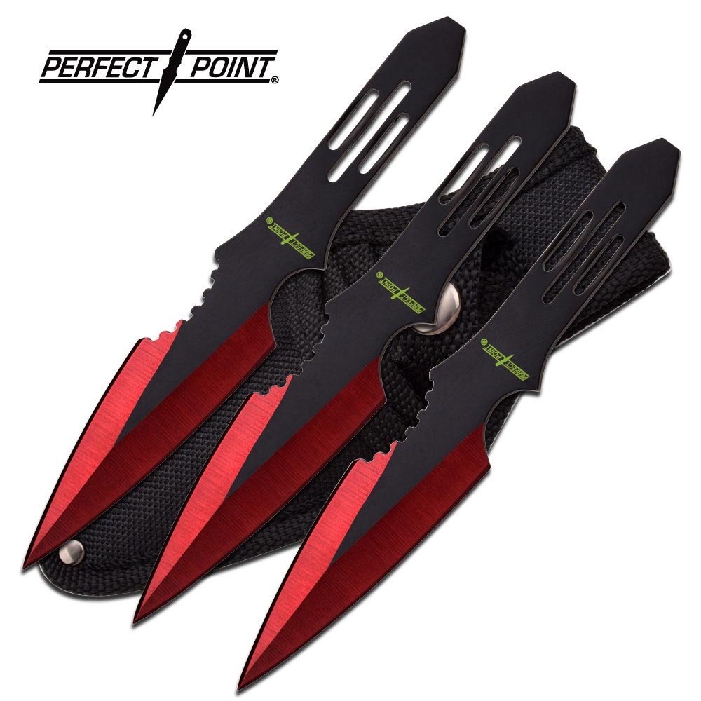 5.5" STAINLESS STEEL RED AND BLACK BLADE THROWING KNIVE: 5.5" STAINLESS STEEL RED AND BLACK BLADE THROWING KNIVE **|**|** 5.5" STAINLESS STEEL RED AND BLACK BLADE THROWING KNIVES COMES W/SHEATH #20262v2
