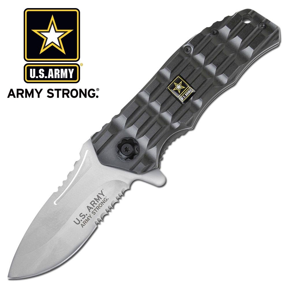 OFFICIALLY LICENSED U.S. ARMY SPRING ASSISTED KNIFE: OFFICIALLY LICENSED U.S. ARMY SPRING ASSISTED KNIFE **|**|** OFFICIALLY LICENSED U.S. ARMY SPRING ASSISTED KNIFE #20047v2