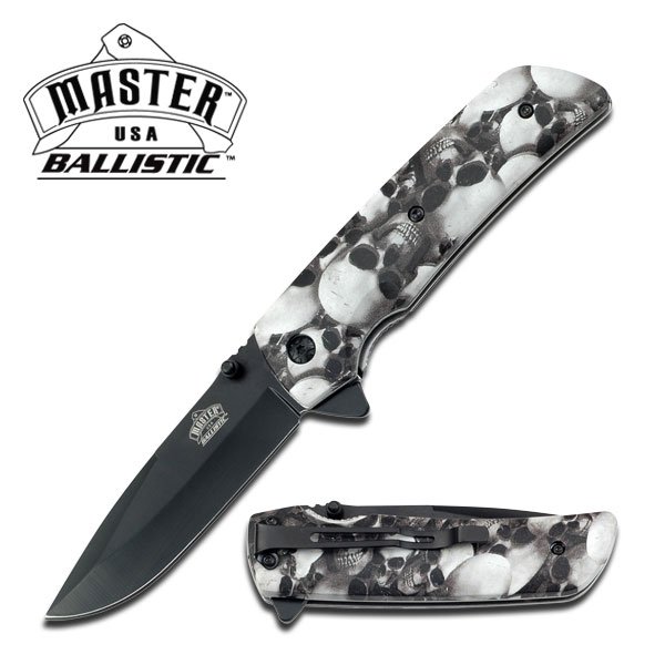 4.5" SPRING ASSISTED GREY SKULL DESIGN KNIFE W/POCKET C: 4.5" SPRING ASSISTED GREY SKULL DESIGN KNIFE W/POCKET C **|**|** 4.5" SPRING ASSISTED GREY SKULL DESIGN KNIFE W/POCKET CLIP #11489v2