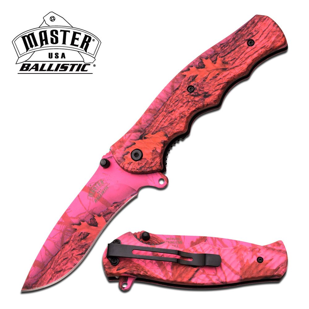MASTER USA 8" CAMOUFLAGED S/A POCKET KNIFE COMES W/POCK: MASTER USA 8" CAMOUFLAGED S/A POCKET KNIFE COMES W/POCK **|**|** MASTER USA 8" CAMOUFLAGED S/A POCKET KNIFE COMES W/POCKET CLIP #75455v2