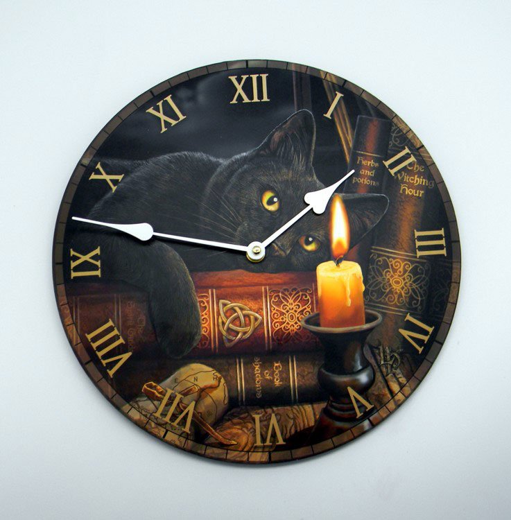 Lisa Parker designer Witching Hour Clock 12": Lisa Parker designer Witching Hour Clock 12" **|**|** Lisa Parker designer Witching Hour Clock 12" #48407v2