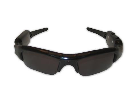 DVR Spy Camera Video Recording Sunglasses with TF Slot: DVR Spy Camera Video Recording Sunglasses with TF Slot **|**|** This sunglasses camera has a built-in 1.3MP pinhole CMOS color camera that records sharp and clear video at 30 frames per second. It doe
