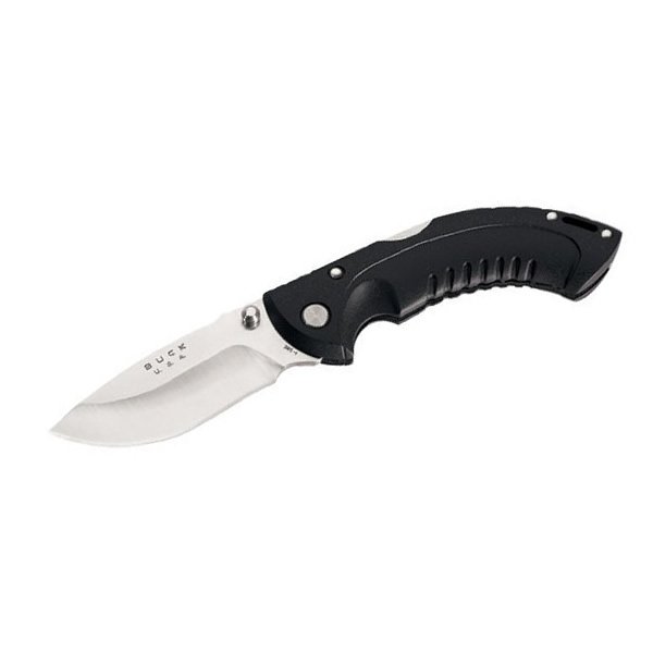 BUCK KNIVES Folding Omni Hunter, 12PT: BUCK KNIVES Folding Omni Hunter, 12PT **|**|** Full-size, heavy-duty, ergonomic design. Popular hunting knife in a folding version and mid-lockback design. Made in the USA Blade Length: 4" (10.2 cm) B