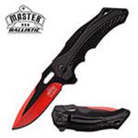 MASTER USA 4.5" CLOSED S/A POCKET KNIFE; STAINLESS STEE: MASTER USA 4.5" CLOSED S/A POCKET KNIFE; STAINLESS STEE **|**|** MASTER USA 4.5" CLOSED S/A POCKET KNIFE; STAINLESS STEEL 3MM THICK BLADE; POCKET CLIP; NYLON FIBER HANDLE #88672v2