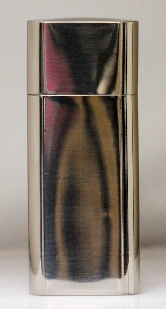 Visol Palencia Polished 2 Finger Cigar Case with Flask: Visol Palencia Polished 2 Finger Cigar Case with Flask **|**|** Visol Palencia Polished Stainless Steel 2 Finger Cigar Case with Flask #80247v1
