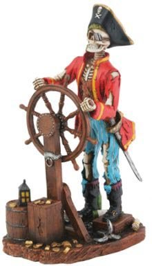 8" PIRATES EDITION CAPTAIN AT THE HELM STATUE: 8" PIRATES EDITION CAPTAIN AT THE HELM STATUE **|**|** 8" PIRATES EDITION CAPTAIN AT THE HELM STATUE SHIPPING COST: 19.99; WILL BE SHIPPED SEPERATELY #24467v2