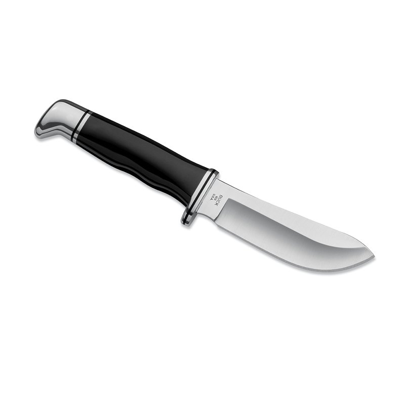 BUCK KNIVES Skinner: BUCK KNIVES Skinner **|**|** Classic, heavy-duty skinning knife. This blade was designed for easily skinning game. The tip is narrow, while the curved belly aids in getting through thick layers. Made