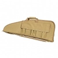 Vism By Ncstar Gun Case (42l X 13h)/Tan: Vism By Ncstar Gun Case (42l X 13h)/Tan **|**|** soft Rifle/Shotgun Case gives you a great solution to storing, transporting weapon. Extra magazine pouch storage. Features: High Density Foam Inner Pad