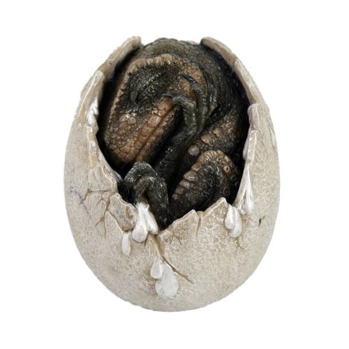 Dinosaur Egg: Dinosaur Egg **|**|** Hand Painted Resin 4 1/4" #84291v2