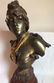 A Spelter Sculpture of Girl on a Marble Base, 21 x 12 - 2