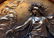 A Bronze Picture of a Lady with Fire, D: 7" , signed by - 3