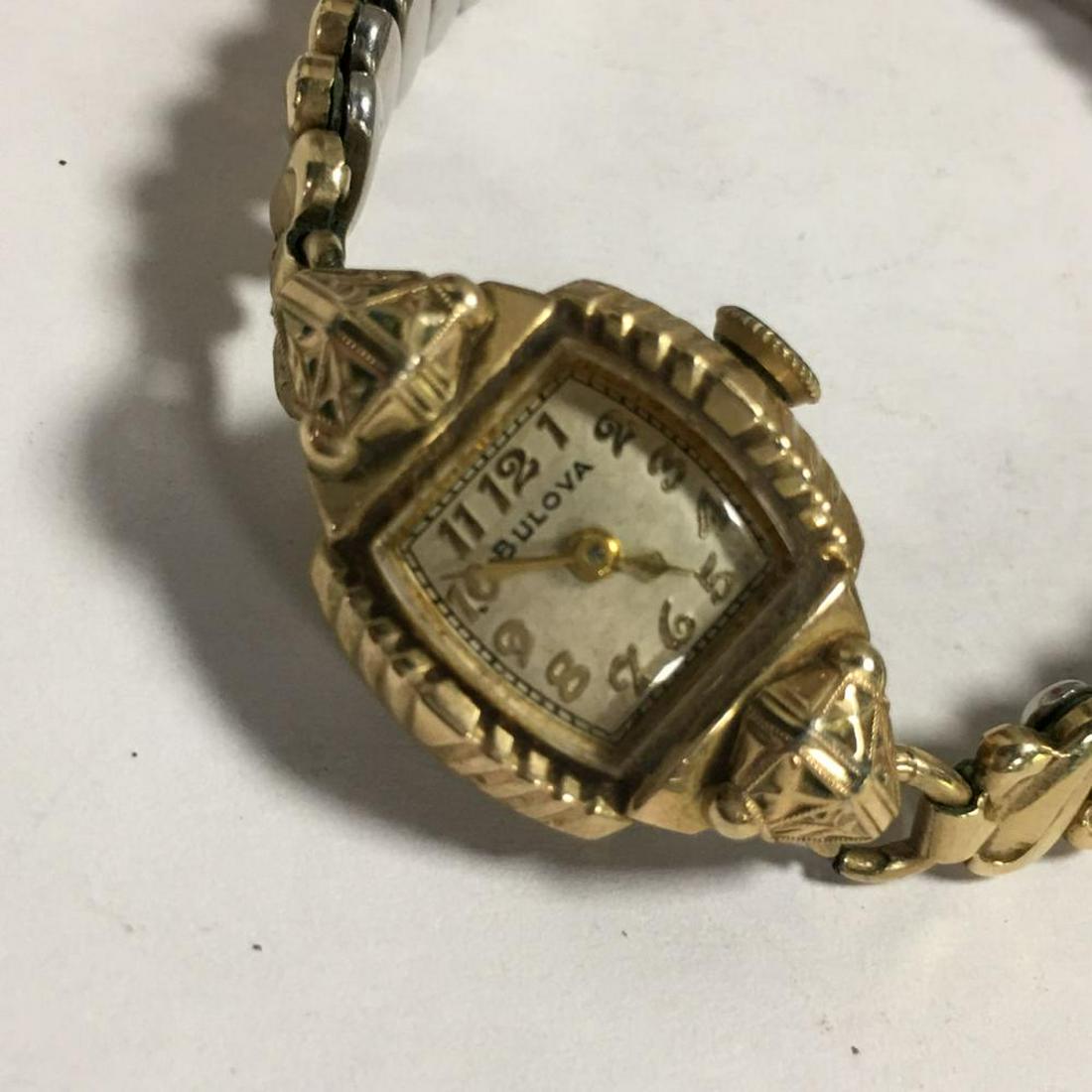 Bulova 10k Gold Filled Ladies Wrist Watch: Bulova 10k Gold Filled Ladies Wrist Watch