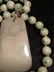ANTIQUE CHINESE NATURAL JADE NECKLACE - 9
