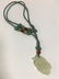 Oriental Jade Pendant Necklace 2 2x 1.25x