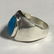 Mexico Sterling Silver And Turquoise Ring, Marked - 3
