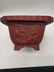 A pair of Qianlong Cinnabar Lacquered flower pots - 3