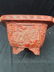 A pair of Qianlong Cinnabar Lacquered flower pots - 4