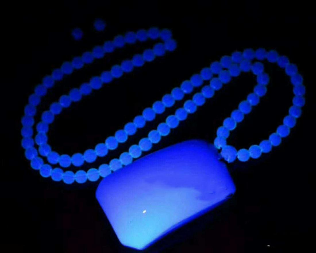 Blue Amber  Pendant (1 of 3)