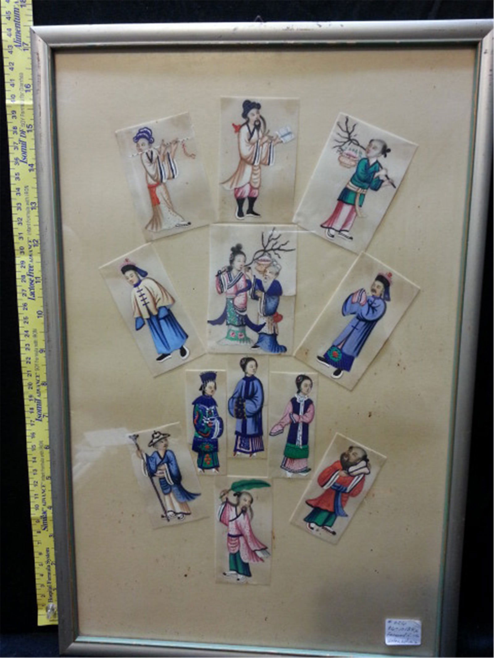 19th century Rice Paper Painting (1 of 6)