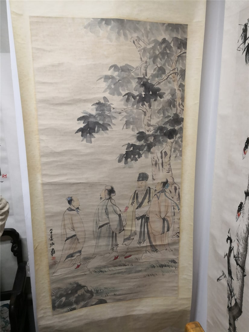Mark Zhang Daqian scroll painting (1 of 7)