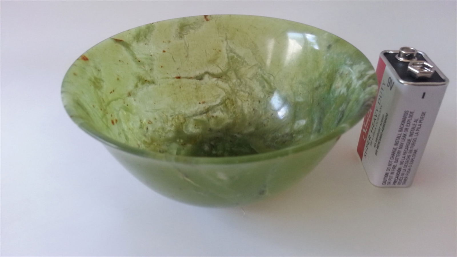 genuine jade bowl: genuine jade bowl