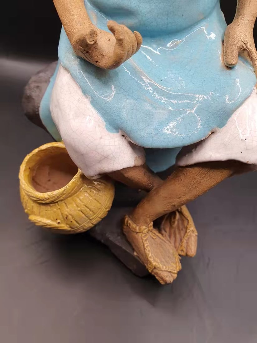 qing Porcelain, Sculpture Fish Weng: qing Porcelain, Sculpture Fish Weng