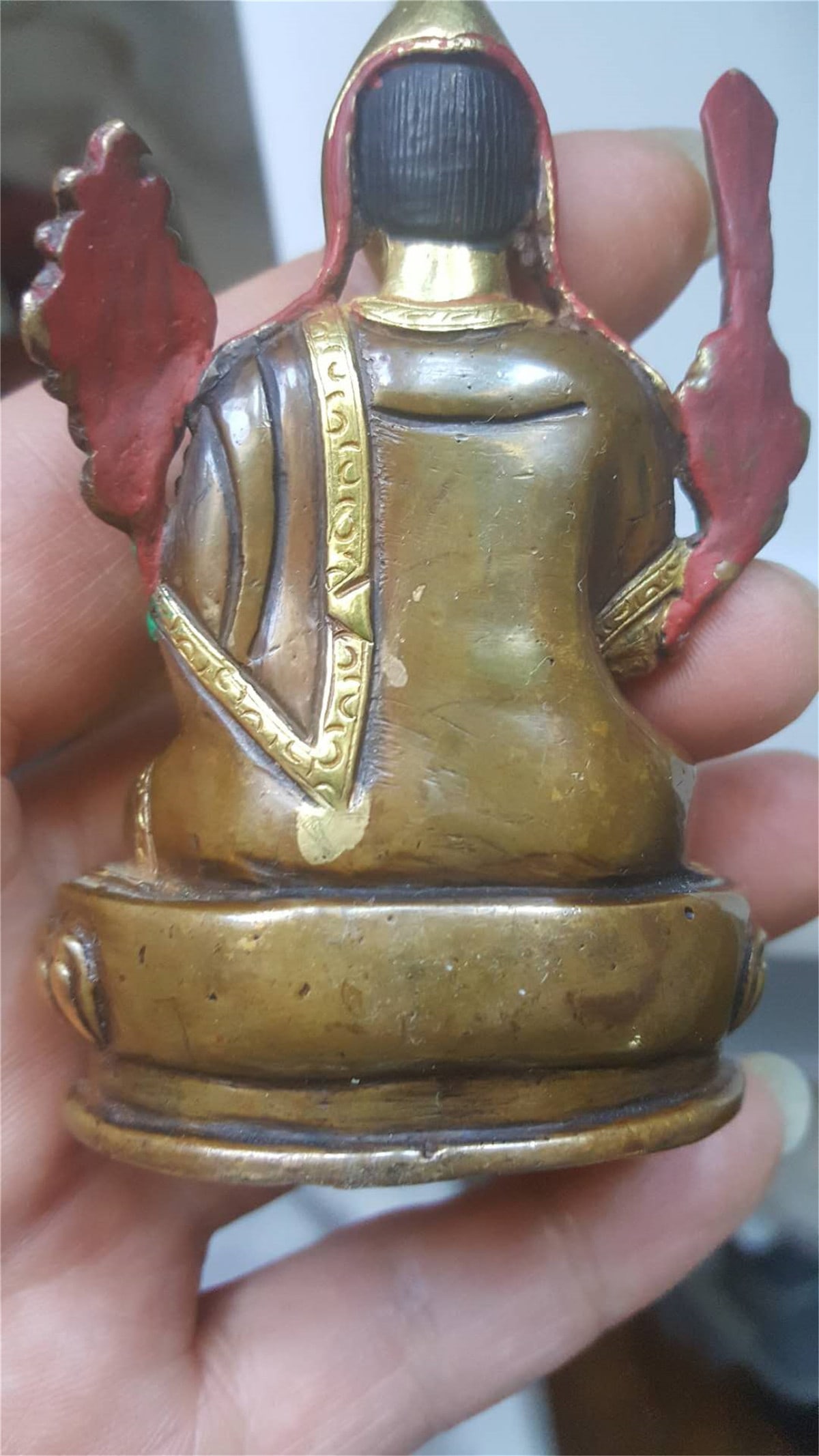 Copper Buddha statue - 5