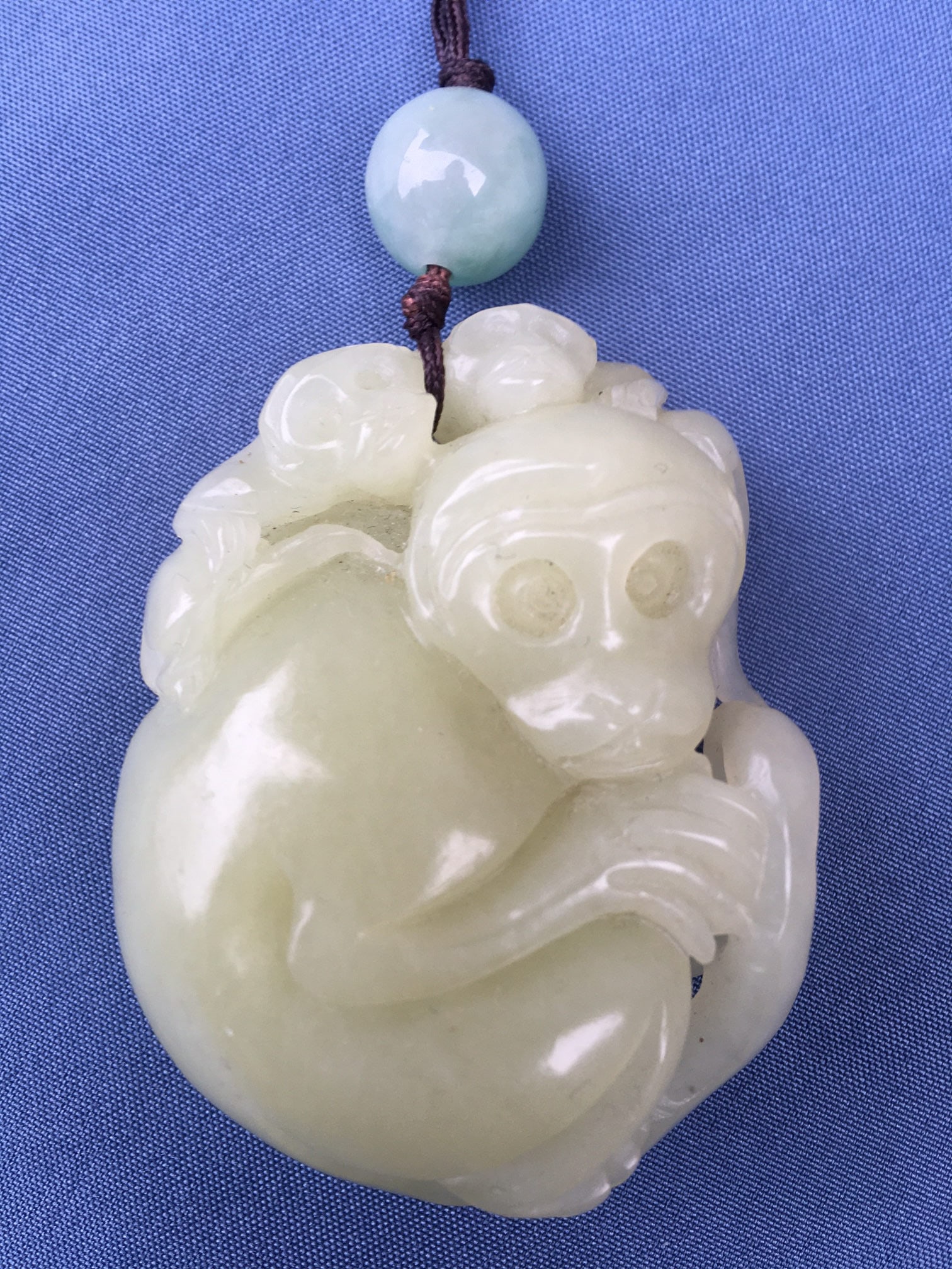 A White Jade Carved Monkey (1 of 3)
