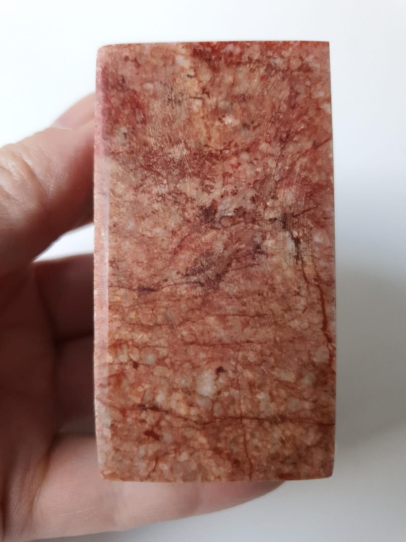 Antique Porcelain Bowi: Shoushan Stone Seal