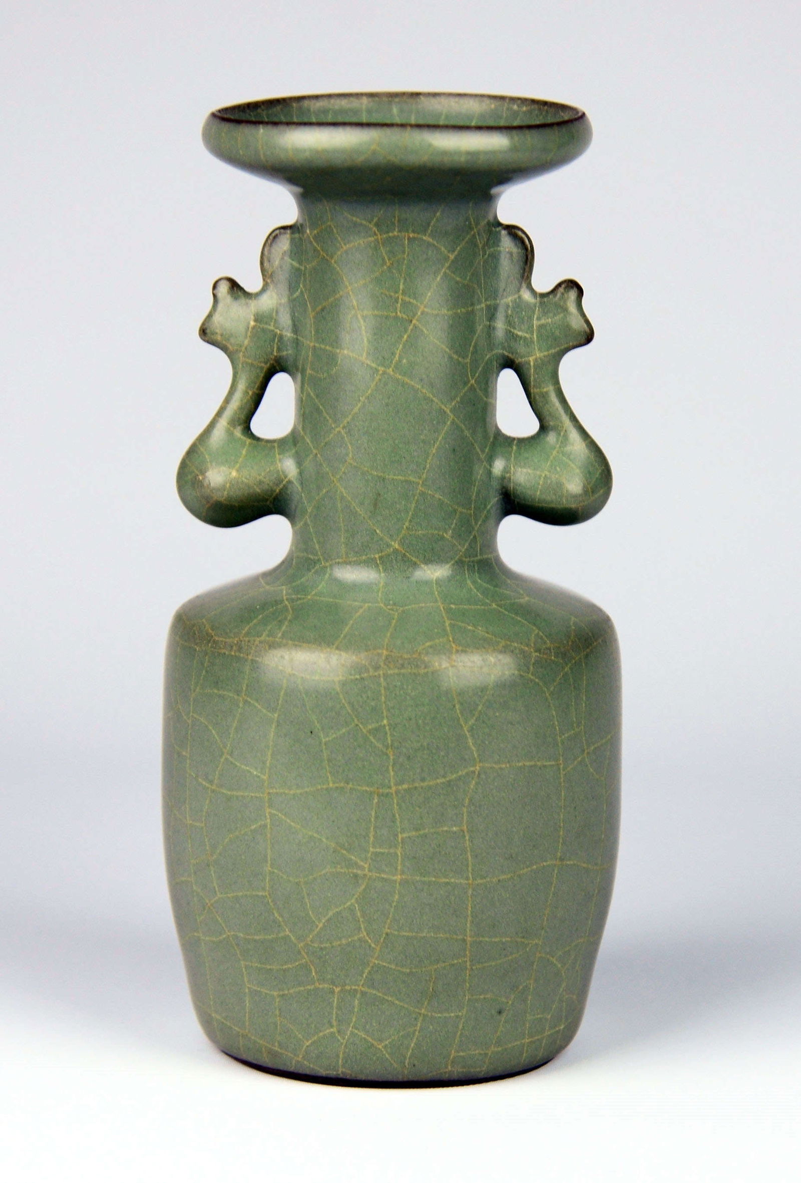 A Guan Yao Vase w/ Phoenix Ears, (1 of 3)