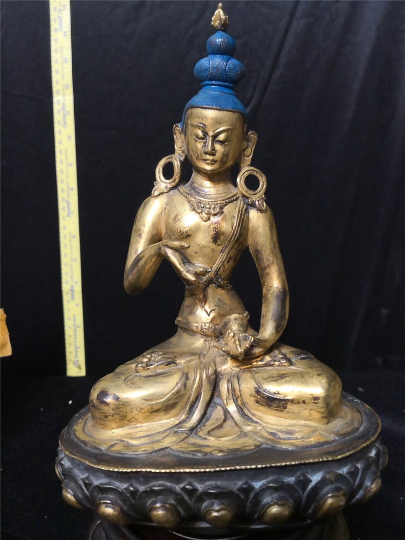 Antique Copper Buddha (1 of 9)
