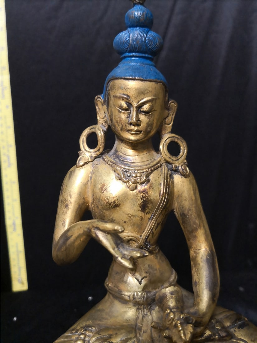 Antique Copper Buddha - 2